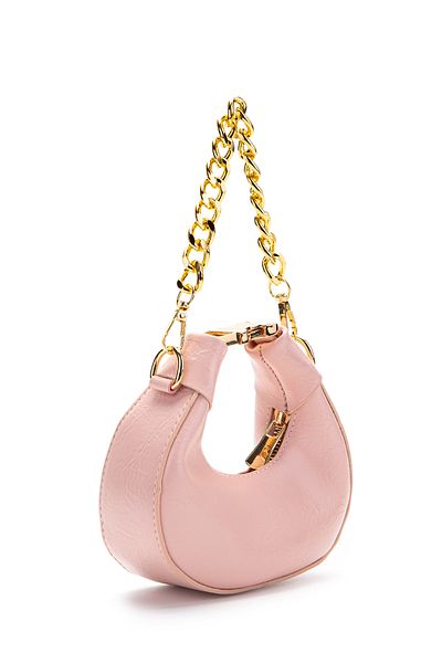 minebag Mini geantă crossbody cu curea lungă cu blocare metalică Rio Powder