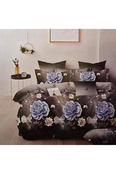 Kotonia Home Finet Gros Bed Linen, Xxl - Floral Pattern, 6 Pieces, Talo, 15