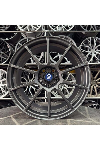 kormetal 18 inç 5x112 Sparco Asetto Gara Gun Metal Jant Modeli (4 Adet)