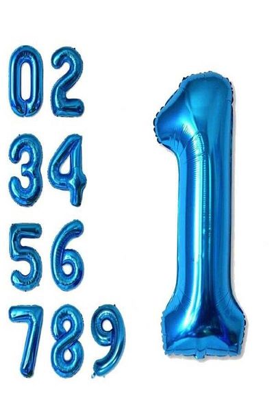 CANSIN Blue Number Foil 1 Year Old