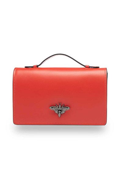 Toro Nero Women's Red Genuine Leather Bag Lori