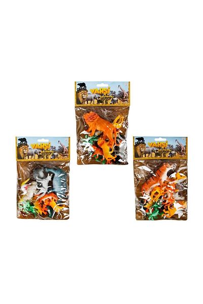 Emperium Wild Animals Animal Play Set with Bag - Price Is for 1 Piece - Will Be Shipped in Stock