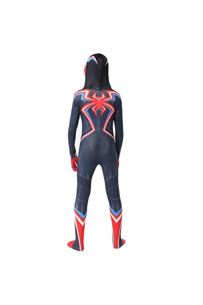 EvrikaUnity Costum Ultimate Miles Morales pentru copii, Spider-man, Multiverse, 4-5 ani, 120 cm, Multicolor