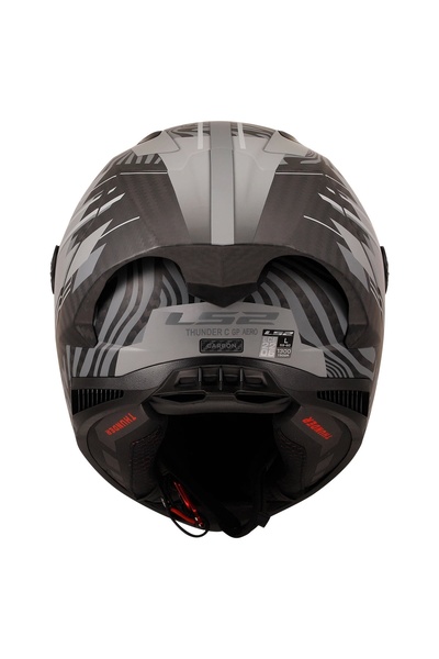 LS2 THUNDER KARBON GP AERO POLAR SİYAH KASK