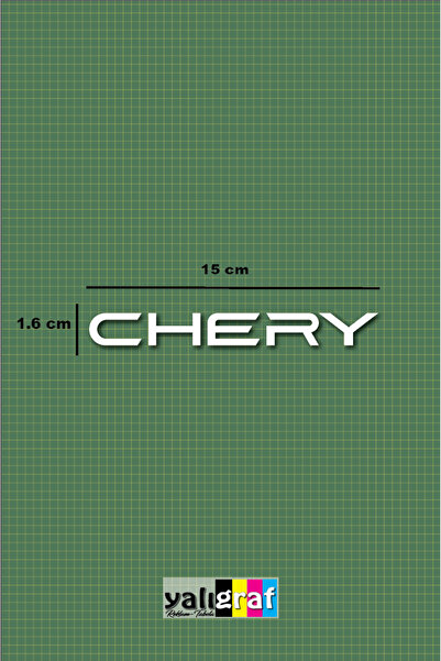 Yalıgraf Reklam Tabela Chery Tiggo 7 8 Omoda Sticker pentru aripi, Sticker auto 4 buc 15x1,6 cm