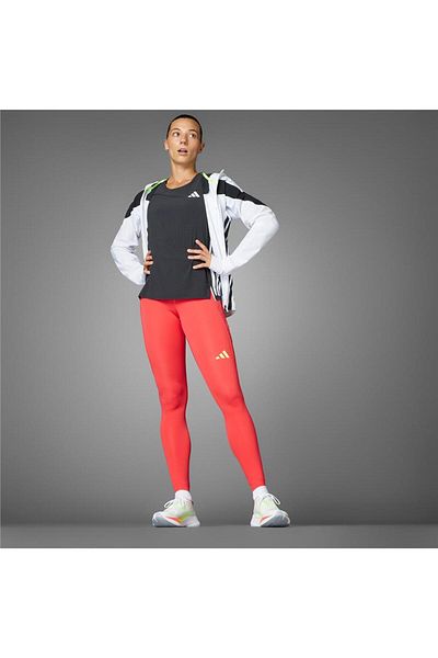 adidas Women's Red Leggings Adizero 1/1 L W Jh3618 Sport Shoes