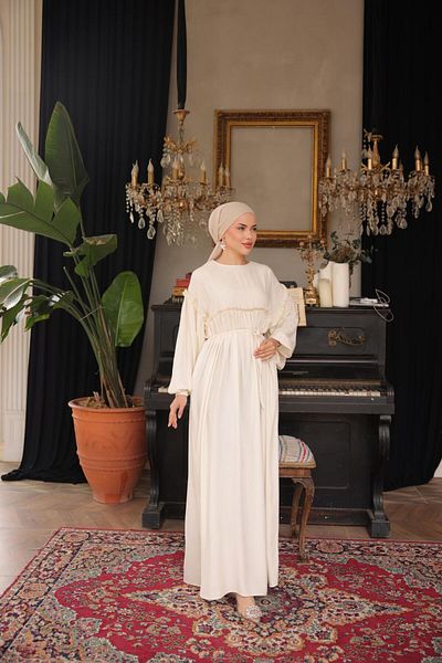 Nissra Ankanoor Robe Gathered Oversize Dress Anka255093