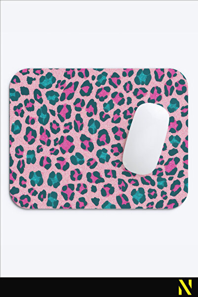 nilizma Mousepad ergonomic colorat cu model leopard, bază anti-alunecare, pentru uz casnic și birou.