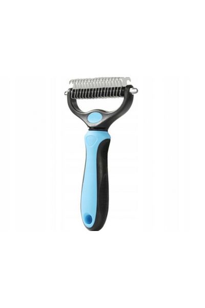 zola Dog/cat hair cleaning brush, ergonomic handle, 17x6.5x2.5 cm, blue