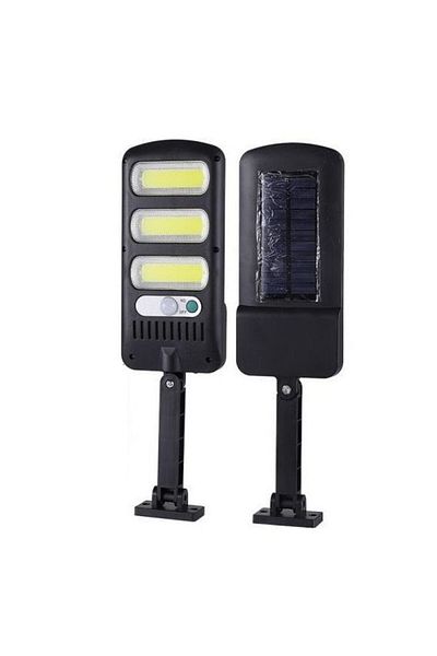 MACVI Aplica LED Macvi® Solara cu 150 COB, Senzor Miscare si Lumina, Panou Solar, 2400mAh, IP65, 6500K