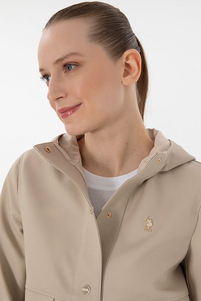 U.S. Polo Assn. Women's Stone Leather Jacket 50307491-570
