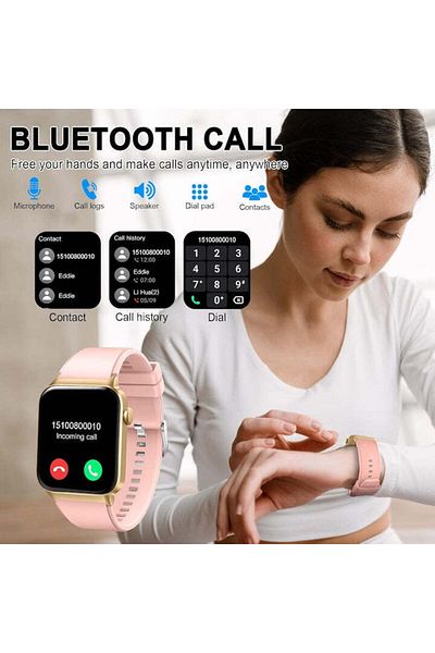 Techone ® Zen Wrist Women's Smartwatch, Gold