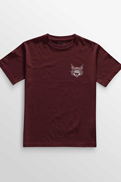 Kretas Unisex bordo T-shirt Drummer Cat mačka Drummer Muzika Muzika Bubnjevi ...