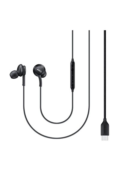 Samsung Τύπος ακουστικών, C με μικρόφωνο, 1,2 μ., Samsung (EO, IC100BBEGEU), Μαύρο (Συσκευασία κυψέλης)