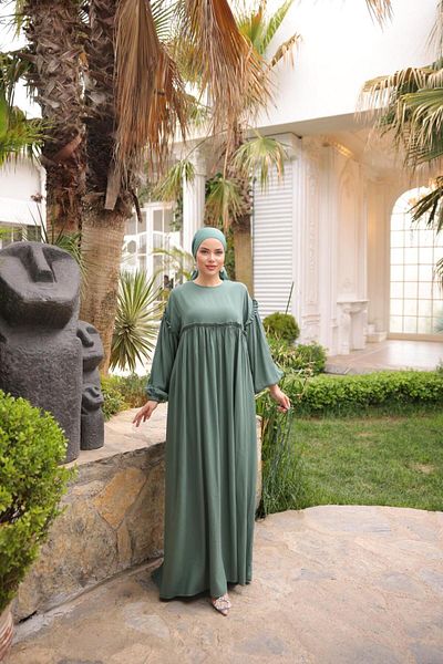Nissra Ankanoor Robe Gathered Oversize Dress Anka255093