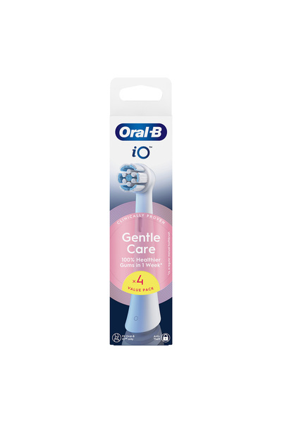 Oral-B iO Serisi Gentle Care Orijinal Yedek Başlıkları Hassas Diş Etlerine Uygun 4'lü