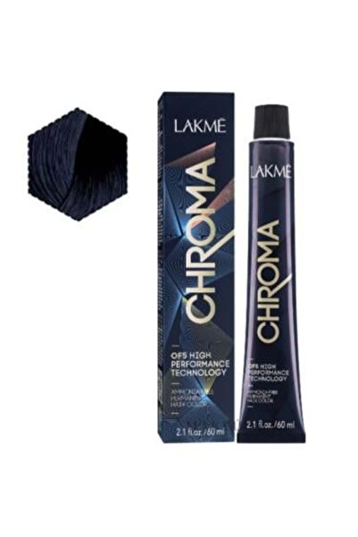 Lakme صبغة شعر لون أسود من لاكمي، 1/00، 60 مل