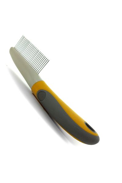 zola Comb for dogs/cats, with rubber handle, 22 cm