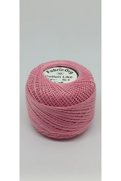 fabricorg TEK YUMAK - Νούμερο 49 Χρώμα βαμβακερό όπως νήματα σταυροβελονιάς εταμίνης (10 GR-NO8 IP)