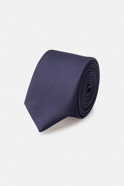 SÜVARİ Navy Blue Plain Tie