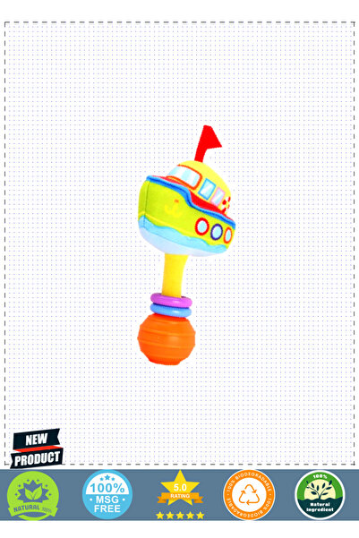 ela777 سوزي تويز سفينة خشخشة يدوية Szy196 ألعاب أطفال بنات أولاد ألعاب تعليمية