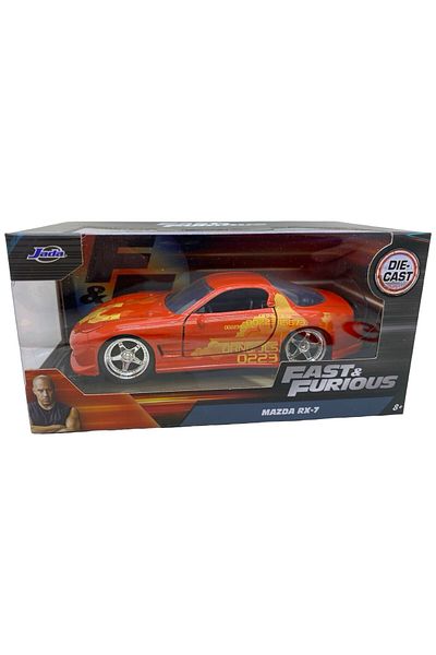 JPT Fast and Furious Mazda RX-7 orange model