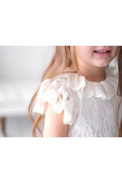 TOGY BABY VE KIDS WEAR Güpürlü Tül Elbise