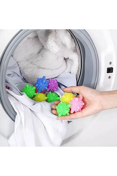 Muchmy 10 Pcs Magic Laundry Balls Stain Remover Anti-tangle Silicone Lint Remover For Washing Machine