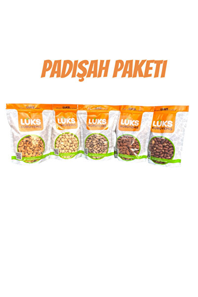 lüks kuruyemiş Padişah Paketi 2.5 Kg Antep Badem Fındık Yer Fıstığı Karışımı