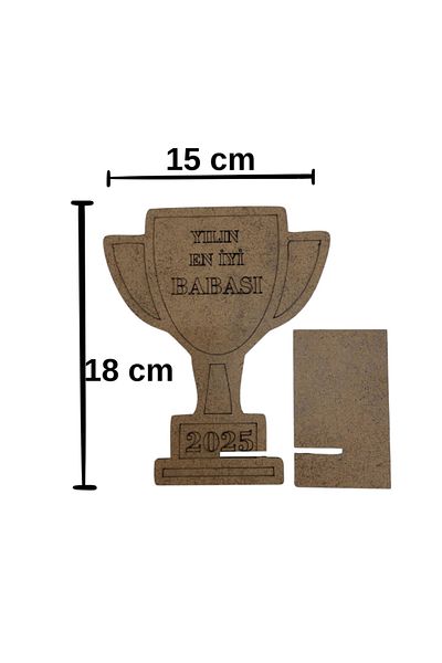 MODAT Set of 5 DIY Gift for Father's Day Wooden Painting Phone Holder Set Activity