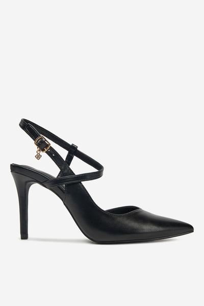 DeeZee Pantofi cu toc înalt și stiletto negru, model 37