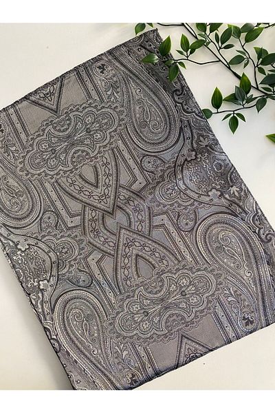 İpekseli Tiled Pattern Double Sided Voile Shawl