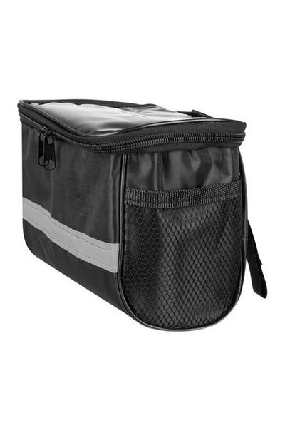 Ikonka Waterproof Bike Bag With Velcro, Black