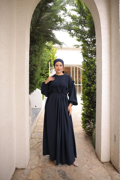 Nissra Ankanoor Robe Gathered Oversize Dress Anka255093