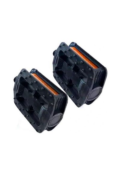 OEM Set of 2 bicycle pedals, reflective, black