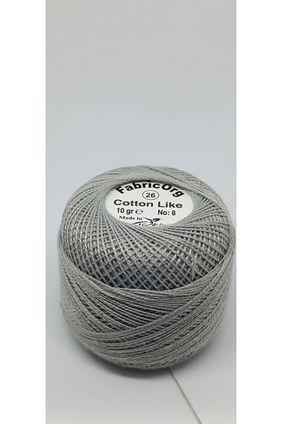 fabricorg Etamine-cross-stitch Single Bulge Thread - Παρόμοιο με βαμβάκι (10 GR-NO8 IP) - Αριθμός 26 Χρώμα