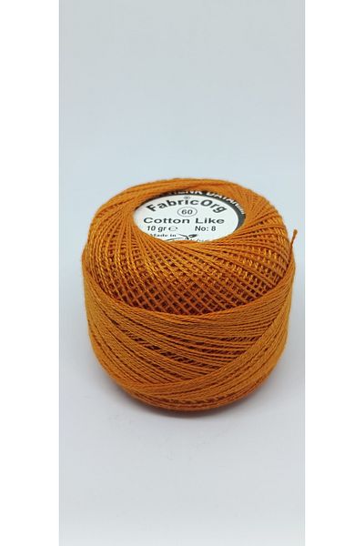 fabricorg Βαμβακερό όπως νήματα σταυροβελονιάς Etamin (10 GR-NO8 IP) - ΜΟΝΟ ΜΟΥΛΑΡΙ - Νούμερο 60 Χρώμα