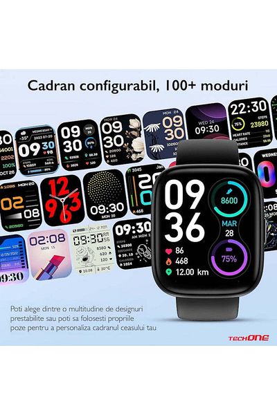 Techone Women's ® Aero Track Pro Smartwatch, Gold