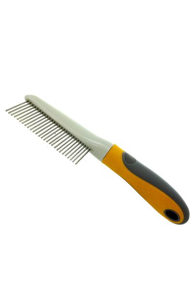 zola Comb for dogs/cats, with rubber handle, 22 cm