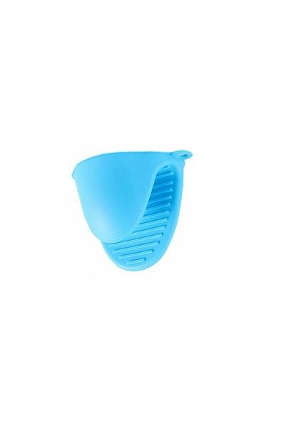 Aptel Silicone Kitchen Glove, Heat Resistant, Blue