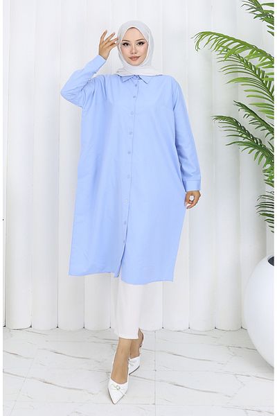 sefamerve Tunica cu maneca raglan 4066-12 Albastru