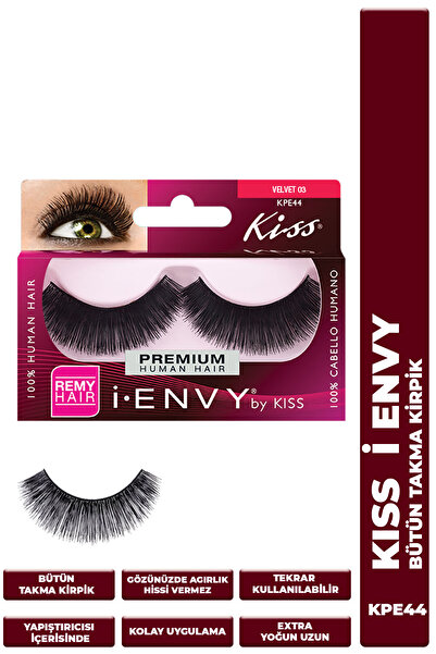 Kiss Bütün Doğal Takma Kirpik %100 Insan Saçı Extra Uzun Extra Yoğun