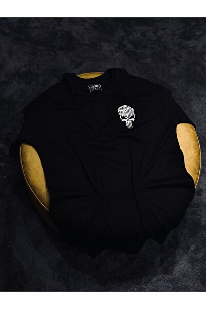 Spark Collection Marvel Punisher %100 Pamuklu Relax Kalıp Tshirt