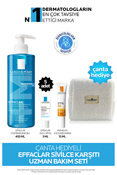 La Roche Posay Effaclar Sivilce Karşıtı Çanta Hediyeli Uzman Bakım Seti