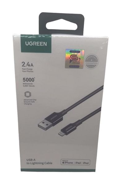 Ugreen 2M USB to Lightning Charging Cable for iPhone – White