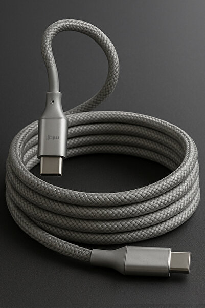 Mioji Mio Sc1000 Usb-c 60w Mıknatıslı Hızlı Şarj Kablosu Huawei, Samsung, Oppo, Xiaomi, Iphone-beyaz