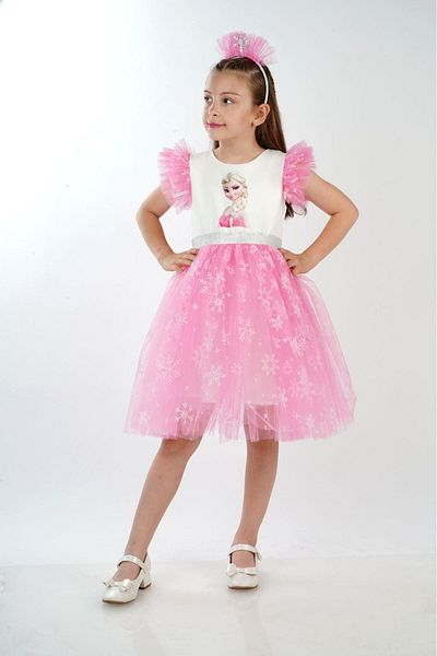 Çocuksan Baby&Kids Wear Φόρεμα για κορίτσια ΡΟΖ