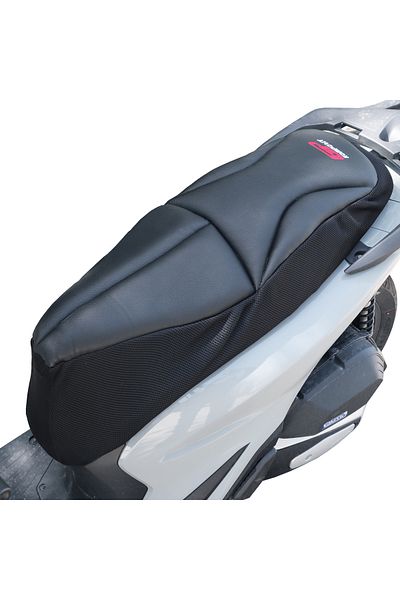 GP KOMPOZİT Gp Kompozit for Honda Sh 125 2024-2025 Compatible Mesh Motorcycle Comfort Saddle Cover Black