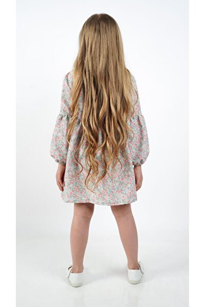 Çocuksan Baby&Kids Wear Φόρεμα για κορίτσια - Μακρυμάνικο, βολάν, Vintage σχέδιο, casual και γιορτινό φόρεμα