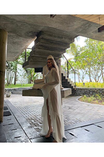 Valle Fashion Jardin De Reve Ruffled Kimono